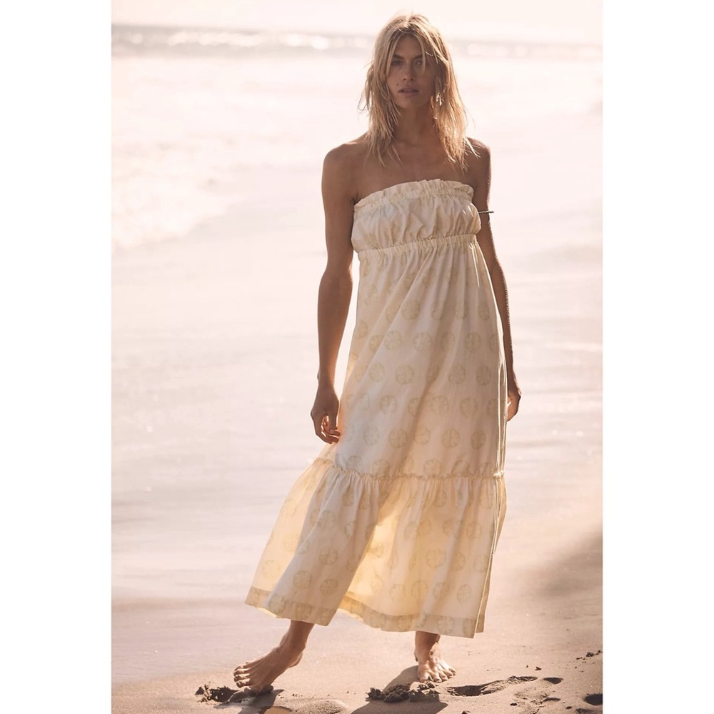 Free People Leanna Tub Dress in Ivory NWT SZ XL - Picture 4 of 12